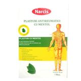 Антиревматични пластири с ментол Narcis, 12 х 18 см