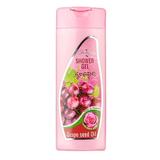 Душ гел с масло от грозде и розова вода Fine Perfumery, 200 мл