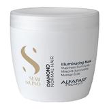 Маска за блясък за нормална коса - Alfaparf Milano Semi Di Lino Diamond Illuminating Mask, 500мл