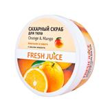 Ексфолиант за тяло с портокал и манго Fresh Juice, 225мл