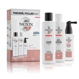 Комплект от продукти против леко падане за боядисана коса с изтъняващ вид - Nioxin System 3, 150 мл+150 мл+50 мл