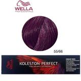 Перманентна крем боя  - Wella Professionals Koleston Perfect Vibrant Reds, нюанс 55/66 Интензивно светло кестеняво интензивно виолетово