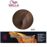 Перманентна крем боя - Wella Professionals Koleston Perfect ME+ Rich Naturals, нюанс 6/97 тъмно русо синьо кафяво