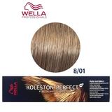 Перманентна крем боя - Wella Professionals Koleston Perfect ME+ Pure Naturals, нюанс 8/01 светло русо естествено пепелно