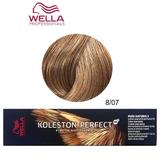 Перманентна крем боя - Wella Professionals Koleston Perfect ME+ Pure Naturals, нюанс 8/07 светло русо естествено кестеняво