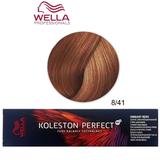 Перманентна крем боя - Wella Professionals Koleston Perfect ME+ Vibrant Reds, нюанс 8/41 светло русо медно пепелно