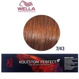 Перманентна крем боя - Wella Professionals Koleston Perfect ME+ Vibrant Reds, нюанс 7/43 средно русо златисто червено