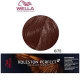 Перманентна крем боя - Wella Professionals Koleston Perfect ME+ Deep Browns, нюанс 6/75 тъмно русо махагоново кафяво