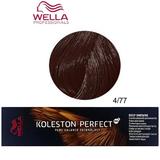 Перманентна крем боя - Wella Professionals Koleston Perfect ME+ Deep Browns, нюанс 4/77 интензивно средно кестеняво