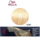 Перманентна крем боя - Wella Professionals Koleston Perfect ME+ Special Blonde, нюанс 12/03 специално русо естествено златисто