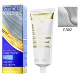 Полуперманентна боя за коса Rosa Impex Prestige VIP's BeBlonde Hair Toner, нюанс BB02 Silver Effect, 100мл