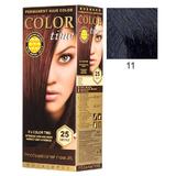 Перманентна боя за коса Rosa Impex Color Time, нюанс 11 Blue Black
