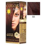 Перманентна боя за коса Rosa Impex Color Time, нюанс 50 Dark Mahogany