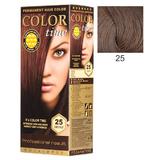 Перманентна боя за коса Rosa Impex Color Time, нюанс 25 Chestnut