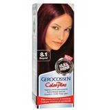 Боя за коса Silk&Shine Gerocossen Color Plus, нюанс 8.1 Бургундия, 50 г