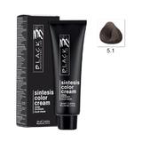 Перманентна крем боя - Black Professional Line Sintesis Color Cream, нюанс 5.1 Ash Light Brown , 100мл