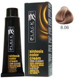 Полу-перманентна боя- Black Professional Line Sintesis Color Cream Ammonia Free, нюанс 8.06 Warm Light Blond, 100мл