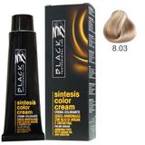Полу-перманентна боя - Black Professional Line Sintesis Color Cream Ammonia Free, нюанс 8.03 Honey, 100мл