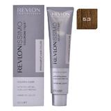Перманентна боя - Revlon Professional Revlonissimo Colorsmetique Permanent Hair Color, нюанс 5.3 Light Golden Brown, 60мл