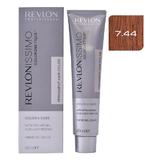 Перманентна боя - Revlon Professional Revlonissimo Colorsmetique Permanent Hair Color, нюанс 7.44 Medium Intensive Copper Blonde, 60мл
