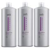 Пакет 3 x Интензивен хидратиращ шампоан - Londa Professional Deep Moisture Shampoo 1000 мл