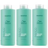 Пакет 3 x Шампоан за обем - Wella Professionals Invigo Volume Boost Bodifying Shampoo, 1000мл