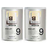 Пакет 2 x Обезцветяваща пудра 9 Нюанса - Alfaparf Milano BB Bleach High Lift Bleaching Powder 9 Levels of Lift, 400г