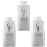 Пакет 3 x Регенериращ шампоан за коса Wella Professionals SP Reverse Regenerating Shampoo, 1000 мл