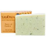 Натурален сапун със сол и кедър Savonia, 90г