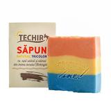  Натурален трицветен сапун Techir, 120 гр