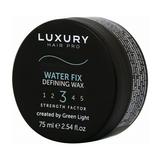 Дефиниращ восък за коса - Water Fix Defining Wax Luxury Hair Pro, фактор 3,  Green Light, 75 мл