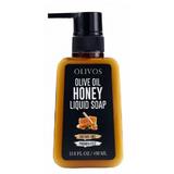 Антисептичен течен сапун със зехтин и мед за лице Olivos, 450 мл