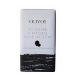 Твърд сапун против акне с зехтин и активен въглен Olivos, 125 гр