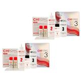 Пакет 2 x комплект за естествена, устойчива и груба коса - CHI Ionic Permanent Shine Waves Selection 3 Kit