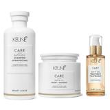 Пакет за блясък- Keune Care Satin Oil: шампоан 300 мл, маска 200 мл, масло 95 мл
