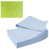 Зелени козметични кърпи Prima PE и хартия 33 х 45 см