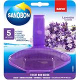 Освежител за тоалетна чиния с аромат на лавандула - SanoBon Toilet Rim Block Lavender, 55 гр
