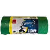  Зелени домакински чанти - Sano Optima Super, 60 л, 15 бр