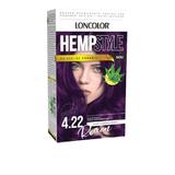 Тайна боя за коса Loncolor Expert HempStyle, нюанс 4.22 интензивно лилаво