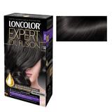 Полутрайна боя за коса  без амоняк Loncolor Expert Oil Fusion, нюанс 1.0 черен