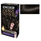 Полутрайна боя за коса без амоняк Loncolor Expert Oil Fusion, нюанс 3.0 сатен затворен