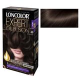   Полутрайна боя за коса  без амоняк Loncolor Expert Oil Fusion, нюанс 4.0 шатен среден