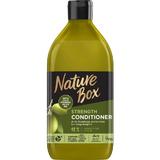 Укрепващ балсам за коса със студено пресован зехтин - Nature Box, 385 мл