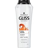 Възстановяващ шампоан за суха и увредена коса - Schwarzkopf Gliss Hair Repair Total Repair , 250 мл