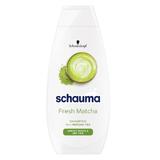  Укрепващ шампоан с чай Matcha за мастни корени и сухи върхове - Schwarzkopf Schauma , 400 мл