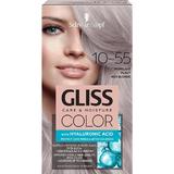  Перманентна боя за коса с хиалуронова киселина -Schwarzkopf Gliss Color, нюанс  10-55 Ash Blonde