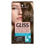 Перманентна боя за коса с хиалуронова киселина -Schwarzkopf Gliss Color, нюанс 7-00 Dark Blonde