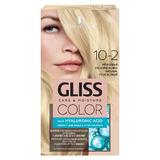 Перманентна боя за коса с хиалуронова киселина -Schwarzkopf Gliss Color, нюанс 10-2 Natural Cool Blonde