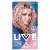  Перманентна боя за коса - Schwarzkopf Live Color Lighter + Twist Permanent 2 in 1 Lightener + Pastel, нюанс 101 Cool Ros