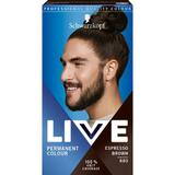 Перманентна боя за коса за мъже- Schwarzkopf Live Permanent Colour 100% Grey Coverage, nuanta 880 Expresso Brown